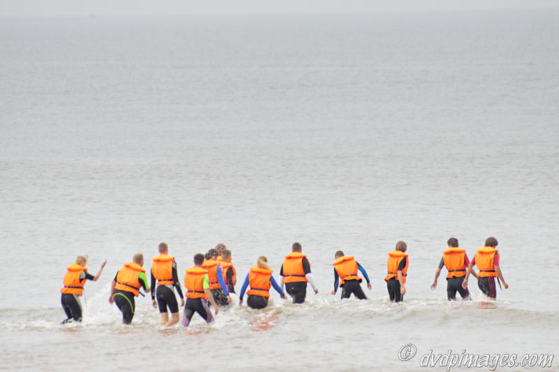 A group of volunteers, volunteering to get into trouble.